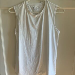 Athlete tank top , sz xs, white